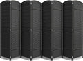 Sorbus 8 Panel Room Divider 6 ft. Tall - Privacy Screen, Extra Wide Double Hinged Panels, Mesh Hand-Woven Design, Partition Room Dividers and Folding Privacy Screens, Wall Divider for Room Separation