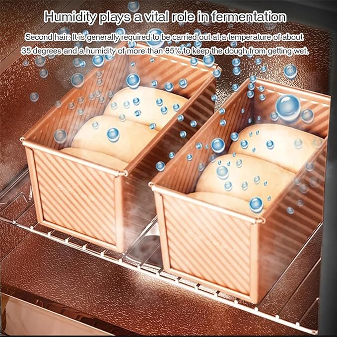 40L Electric Dough Proofer Machine Kitchen Dough Yogurt Bread Fermentation Machine with Humidity and Temperature Control High Efficiency Household