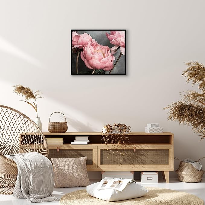 Americanflat 17x21 Picture Frame with Polished Plexiglass - Streamline Collection - Thin Border Picture Frame for Wall Display - Hanging Hardware Included - Black