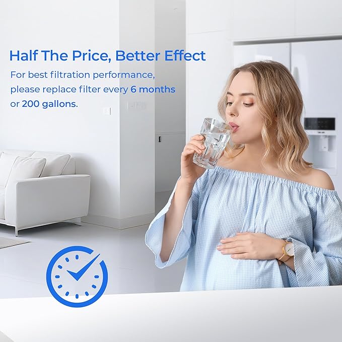 PWF-1 FPPWFU01 Water Filter & PureAir AF-2 FRGPAAF2 Air Filter Combo, Compatible with Frigidaire FRIGCOMBO6, GRFS2853AD, GRFS2853AF, PRFC2383AF, PRFG2383AF, PRFS2883AF, 3 Combo