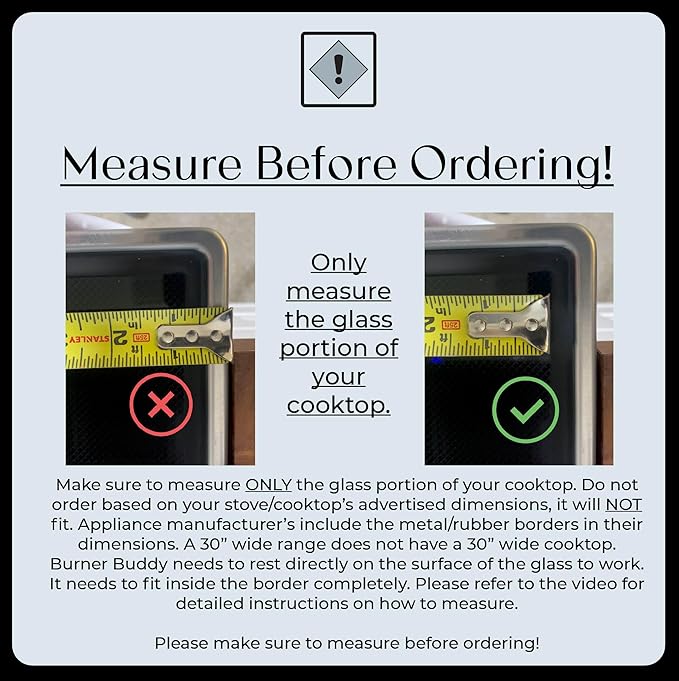 Electric Stove Cover Protector - Can be Used While Cooking - Glass Panel Overlay - Can Withstand over 1400 °F - Kitchen Essential for Cooktop Protection - Sarah (26.25 x 19.375)