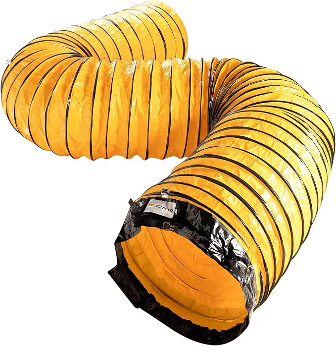 MOUNTO 25FT PVC Flexible Duct Hosing for Exhaust Fan (24inch)
