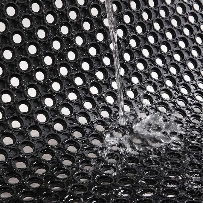 Uniboho Outdoor Rubber Floor Mats Anti Slip Commercial Resturant Kitchen Mat Rubber Drainage Mat 35x24 Inch Heavy Duty Door Mat for Garage Garden Indoor Outside Industral Pool Entrance Bar Wet Area