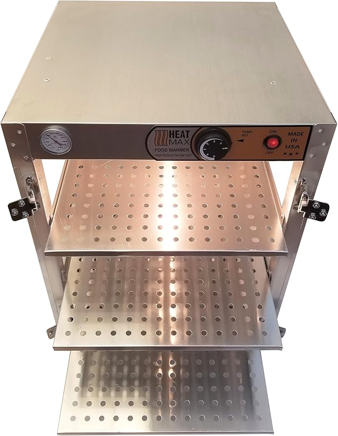 HeatMax 181824 Food Warmer Display, Pizza Warmer, UL Certified, Made in USA