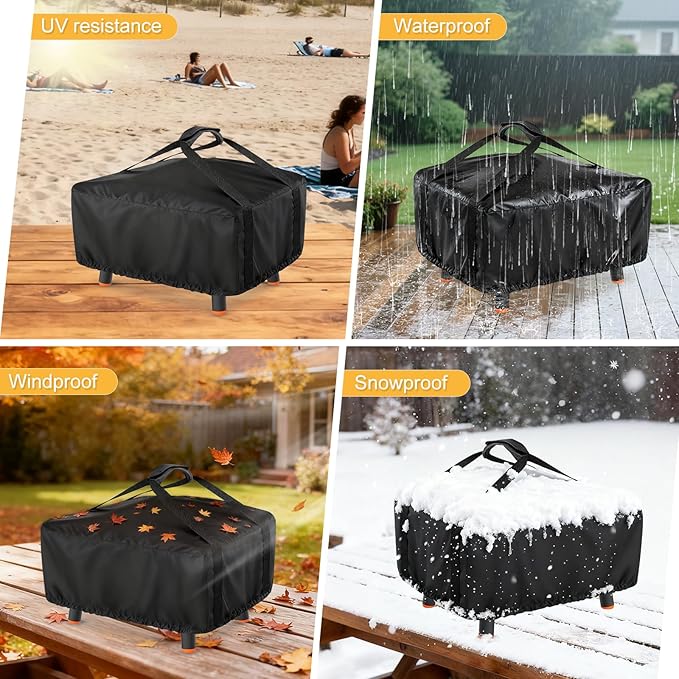 Pizza Oven Cover for Ooni Koda 16-TwoPone Waterproof Pizza Oven Accessories Carry Cover for Outdoor