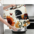 Air Fryer Dust Cover with Top Handle and Storage Bag, Compatible with Rice Cookers, Pressure Cookers, Slow Cookers and Air Fryers, Available in 3-Quart, 6-Quart and 8-Quart Sizes.