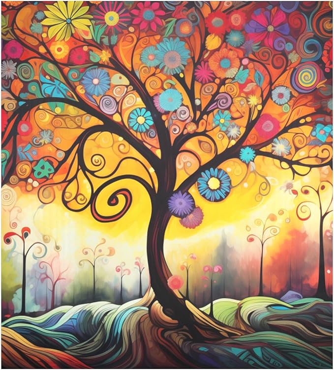 Abstract Tree Dishwasher Magnet Cover Sticker Magnetic Refrigerator Panel Front Door Fridge Microwave Decal