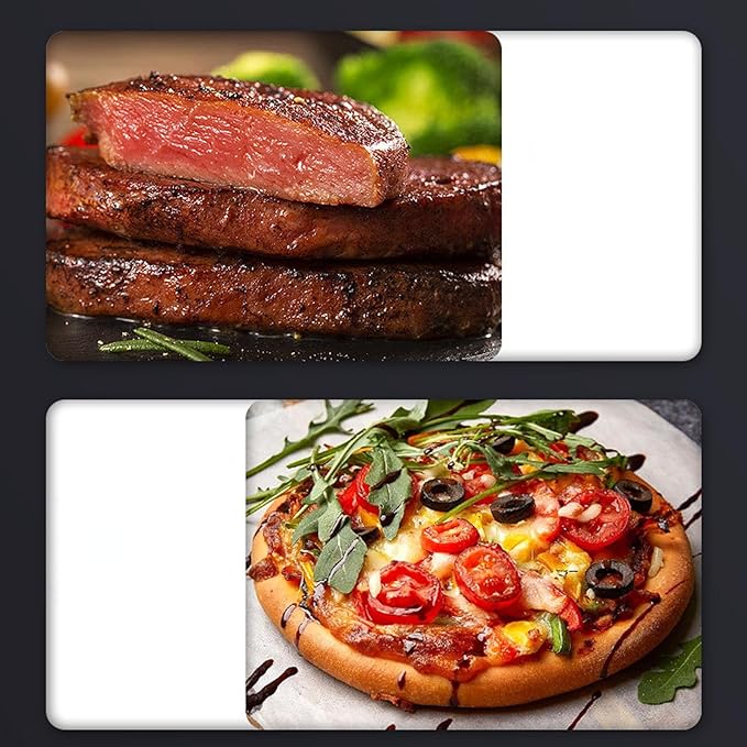 Commercial Steak Grill 1700W Electric Oven, Stepless Adjustment, Smokeless, US Plug 110V - High Temperature Cooking, Multi Functional for Steak, Cake, Pizza