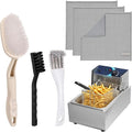 XANGNIER Deep Fryer with Basket Cleaning Tool Kits,6 Pcs Deep Fryer Cleaner Brush Accessories(Excluding Deep Fryer)