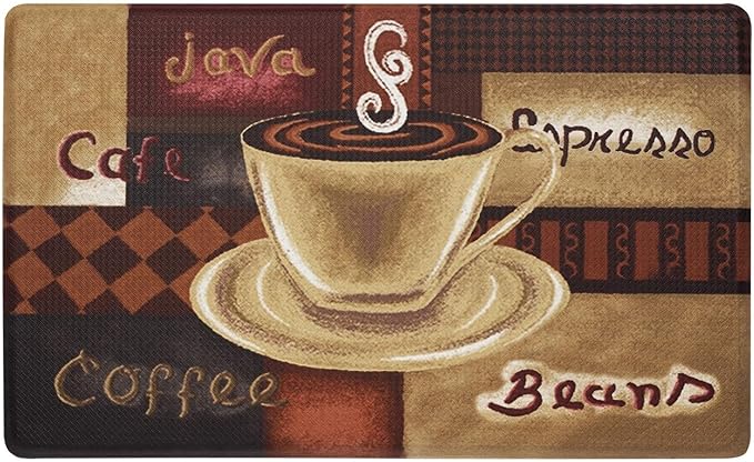 Achim Home Furnishings Anti Fatigue Mat 18x30 - Coffee