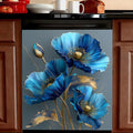 Dishwasher Magnet Cover, Dishwasher Magnetic Decoration, Flower-Themed Sticker, Dishwasher Refrigerator Protection Magnetic Sticker, Kitchen Art Decoration 23x25.5 inches