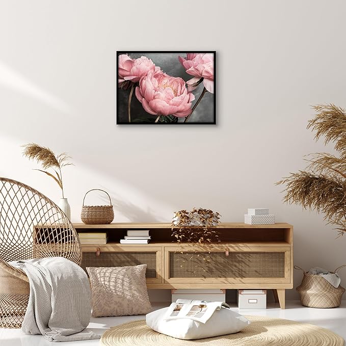 Americanflat 16x22 Picture Frame with Polished Plexiglass - Streamline Collection - Thin Border Picture Frame for Wall Display - Hanging Hardware Included - Black
