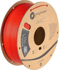 Polymaker ABS Filament 1.75mm Red, 3D Printer Filament 1.75mm Heat Resistant 1kg - PolyLite ABS 3D Printing Filament 1.75mm, Strong & Durable, Dimensional Accuracy +/- 0.03mm