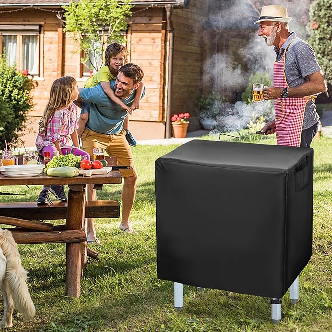 Outdoor Prep Table Cover,30 Inch Waterproof Stainless Steel Prep Cart Table Cover,Patio Kitchen Grill BBQ Food Prep Table Cover - 30 x 18 x 34 Inch