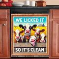Cow Magnetic Dishwasher Cover-Famhouse Style Kitchen Decor 23x26 Inch Funny Cow Magnetic Dishwasher Door Cover Country Farmhouse Animals Refrigerator Sticker Magnet Cover Anti-Scratch