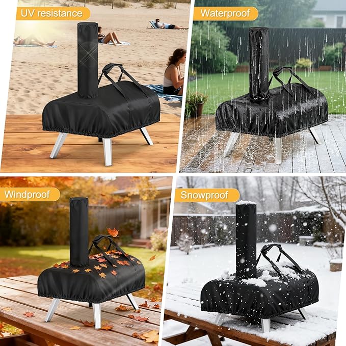 Pizza Oven Cover for Ooni Karu 2 Pro and Karu 16,TwoPone Waterproof Pizza Oven Accessories Carry Cover for Outdoor