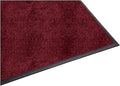 Guardian Platinum Series Indoor Wiper Floor Mat, Rubber with Nylon Carpet, 2'x9', Burgundy