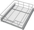 Pull Out Cabinet Organizer 15" W X 22" D, Slide Out Drawers For Kitchen Organizers and Storage, Pull Out Drawers For Cabinets Capacity Heavy Duty Caddy, Cabinet Shelves Chrome-Plated, Bathroom Pantry