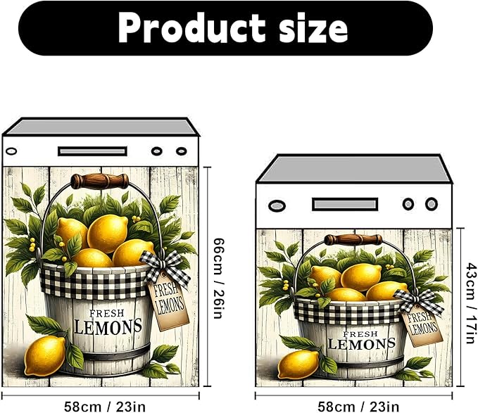 Dishwasher Magnet Sticker Cover Panel Decal Refrigerator Magnetic Sticker Decorative for Kitchen Decoration,Fridge Door Cover, Appliances Stickers 23"x26"