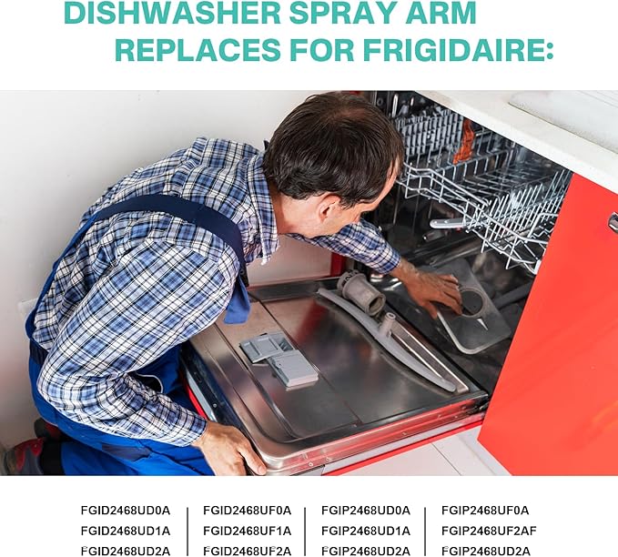 5304517982 Lower Wash Arm Replacement for Frigidaire Dishwashers Lower Spray Arm AP6886145, PS12717897, EAP12717897, PD00060848, FGIP2468Uf1A, FGIP2468UF2A, FGIP2468UD0A, FGIP2468UD1A (5304517982)
