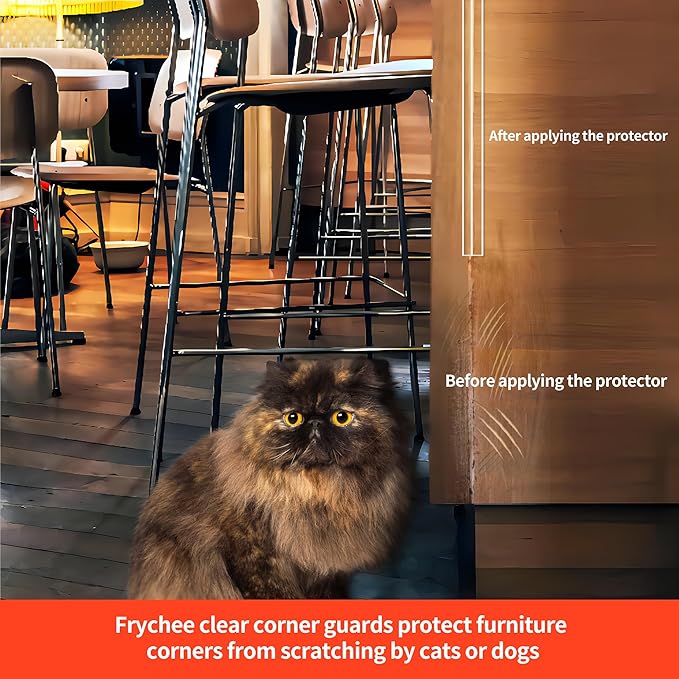 Clear Corner Protectors, 2-Pack Self-Adhesive Wall Guards for Baby Safety, Furniture Edge Protection (3cm x 120cm)