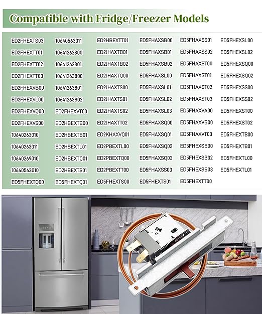 WP2315562 2315562 Temperature Control Thermostat Fits for Whirlpool,Maytag,Kitchen Aid,Kenmore,Amana Refrigerator/Freezer,Replaces W11088945,W11035627,2161282 Refrigerator Temperature Control
