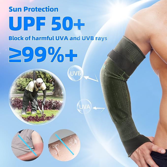 Schwer PRO-SKIN ANSI A9 Cut Resistant Arm Sleeves for Men & Women, Puncture Resistant Arm Protectors for High Risk Work