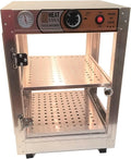 HeatMax Commercial Food Warmer Pizza Pastry Hot Countertop Display Case 14x14x20