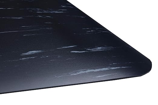 Guardian Marble Top Anti-Fatigue Floor Mat, Vinyl, 2'x3', Black