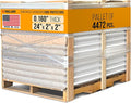 24" x 2" x 2" Reinforced Cardboard Edge Protectors, White (Pallet of 4472) – 0.16" Thick Heavy-Duty Cardboard Corner Protectors for Shipping – American Quality V-Board Pallet Edge Guard