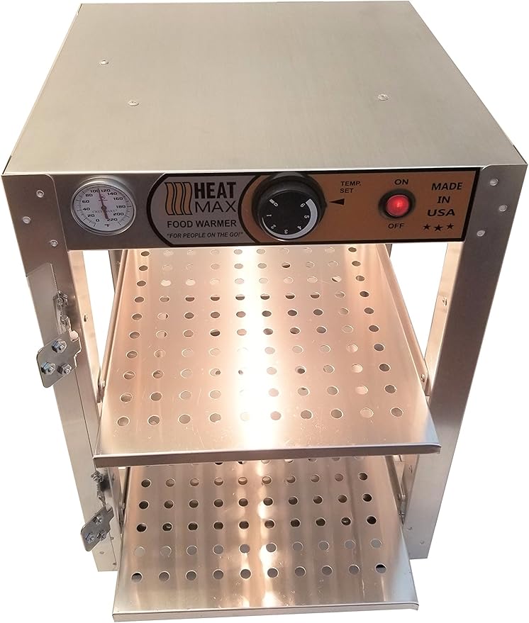 HeatMax Commercial Food Warmer Pizza Pastry Hot Countertop Display Case 14x14x20