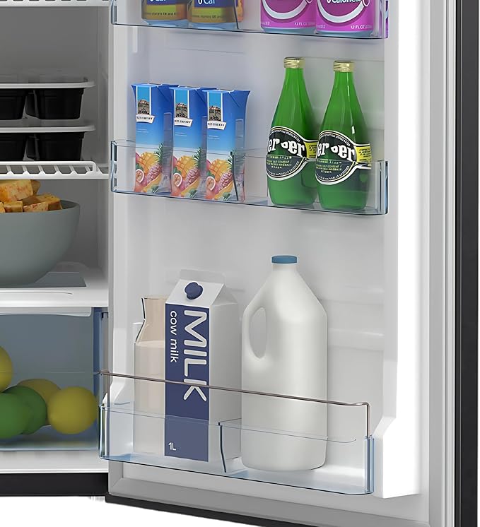 Conserv 12V DC 10 cu.ft. Built-in Top Freezer Energy Efficient Refrigerator – for RVs, Camper Vans, Tiny Homes & Off-Grid Living with LED Light, Lock, Adjustable Shelves, Reversible Door