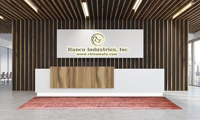 Rhino Mats, Softwoods Anti Fatigue Floor Mat, Commercial Grade Kitchen Mat, Standing Desk Mat, Office, Garage or Anywhere, Standing Comfort. (Oak, 3' x 15' x 1/2")