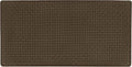 Achim Home Furnishings Woven-Embossed Faux-Leather Anti-Fatigue Mat - 20in x 39in - Espresso