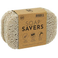 S&T INC. Bar Soap Holder for Kitchen, Bathroom, and Soap Dish, 4 Pack, Cream, 2.9 inches by 4.4 inches