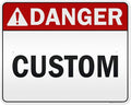 Custom Danger Sign, Ansi Sign, Osha Compliant, 24x30 Inches, 3M EGP Reflective, Rust Free .080 Aluminum, Fade Resistant, Made in USA by My Sign Center
