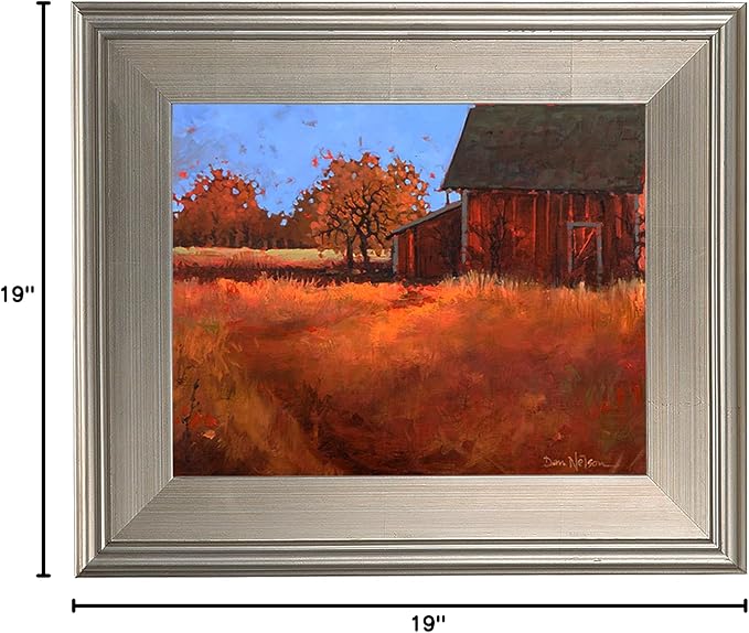 Creative Mark Plein Air Style Frame, Hand Leafed Silver, 12x12-2.75" Wide Moulding with 1/2" Rabbet Depth, Open Back W/O Glazing, Museum Quality, For Art Panels, Stretched Canvas, Pictures & More