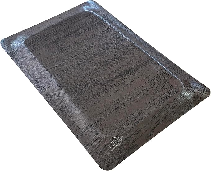 Rhino Mats, Softwoods Anti Fatigue Floor Mat, Commercial Grade Kitchen Mat, Standing Desk Mat, Office, Garage or Anywhere, Standing Comfort. (Black Walnut, 3' x 15' x 7/8")