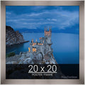 wallsthatspeak 20x20 Stainless Picture Frame for Puzzles Posters Photos or Artwork