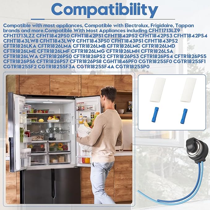 5303918634 Thermostat Kit Compatible with Electrolux Brand Models, Replacement Part Number: 2690399 PS6448122(1-Pack)