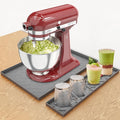 Silicone Mat For Stand Mixer&Blender- Removable 18"*15"*0.5" Countertop Protector Mat, Concave Convex Design, Slip-resistant, shock-absorbing, leak-proof-Stand Mixer Accessories (Gray)