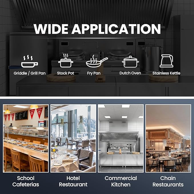 Commercial 60" Gas Range with Convection Oven, 10 Open Burners and Under Full Size Oven 300000 BTU & 33000 Static Oven,NG/LPG Conversion kit, Manual Gas Valve,Freestanding Gas Range for Restaurants