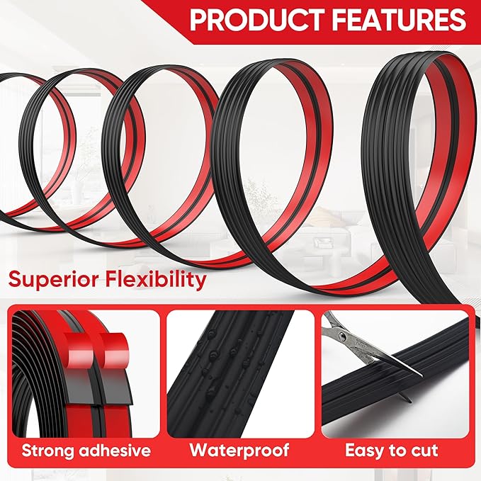 Wall Corner Protector Peel and Stick Wall Molding Trim Flexible Corner Guard Edge Protector Inside & Outside Corner Guard Strip for Wall Edge Ceiling Countertop