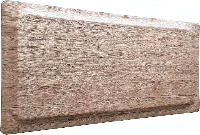 Rhino Mats, Softwoods Anti Fatigue Floor Mat, Commercial Grade Kitchen Mat, Standing Desk Mat, Office, Garage or Anywhere, Standing Comfort. (Driftwood, 4' x 6' x 1/2")