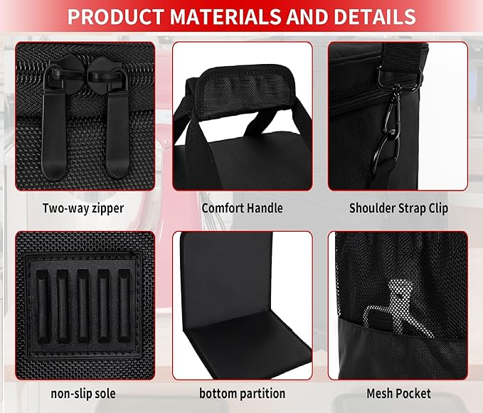 TORIBIO Kitchen Mixer Storage Bag Compatible with KitchenAid and Extra Accessories, Mixer Portable Carrying Bag/Case fit for 4.5-Quart and 5-Quart Mixers, 14" x 8.9" x 14.9"
