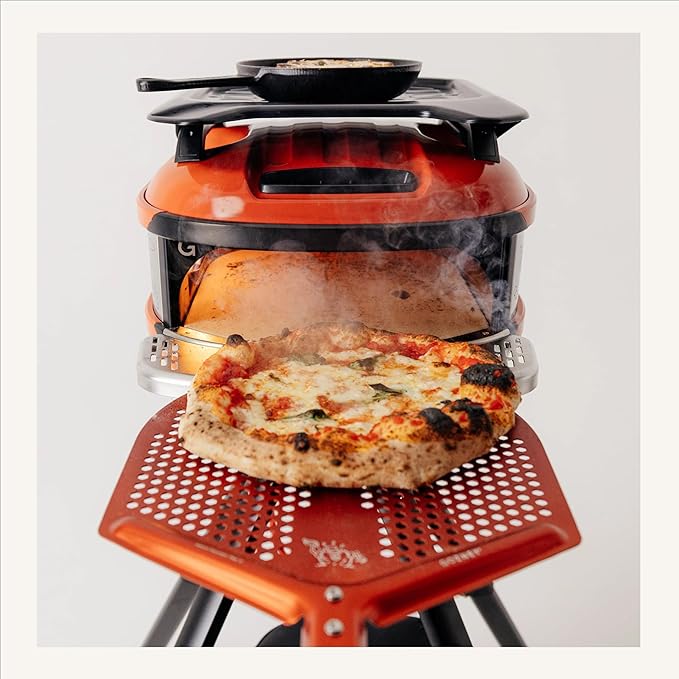 Gozney Tread Portable Pizza Oven x Matty Matheson, Orange, Makes 12” Pizzas - Revolutionary Lateral Gas Burner, Quick Heat Up, Lightweight & Rugged Design