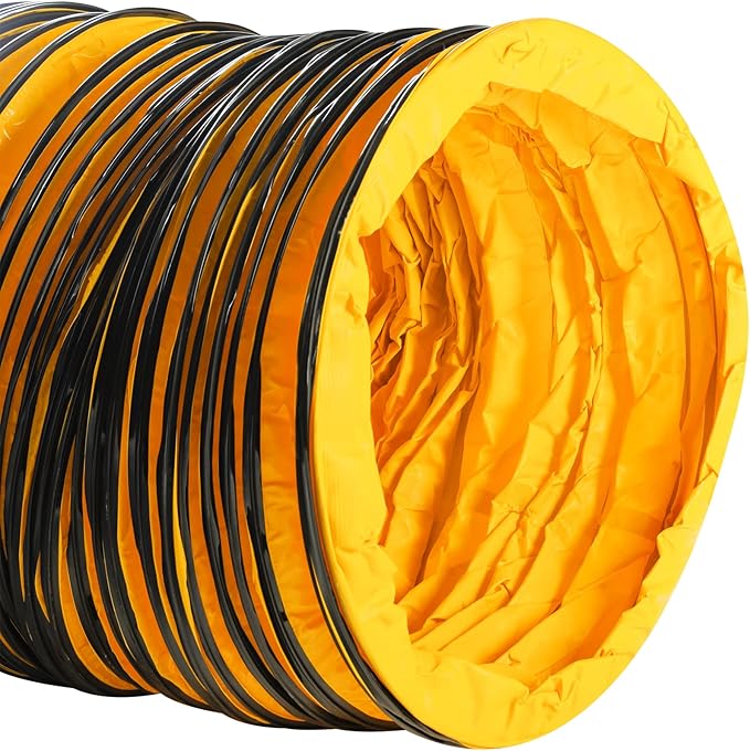 MOUNTO 25FT PVC Flexible Duct Hosing for Exhaust Fan (24inch)