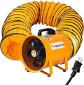 MOUNTO COMBO Heavy Duty Cylinder Fan with 25-foot Vinyl Hose (8inch)