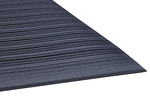 Guardian - 20314 Air Step Anti-Fatigue Floor Mat, Vinyl, 3'x12', Gray, Reduces fatigue and discomfort, Can be easily cut to fit any space