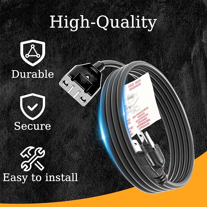 Break-Away Magnet Power Cord 9001150010 Fits For Masterbuilt 10 Liter XL Electric Fryer, Breakaway Safety Deep Fryer Cord Parts & Accessories for Masterbuilt 10L Turkey Fryers MB20012420, MB20010326